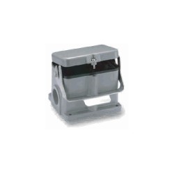 Embase en saillie 48B, Aluminium moulé sous pression, acier inoxydable, IP65, Sortie horizontale, PG29